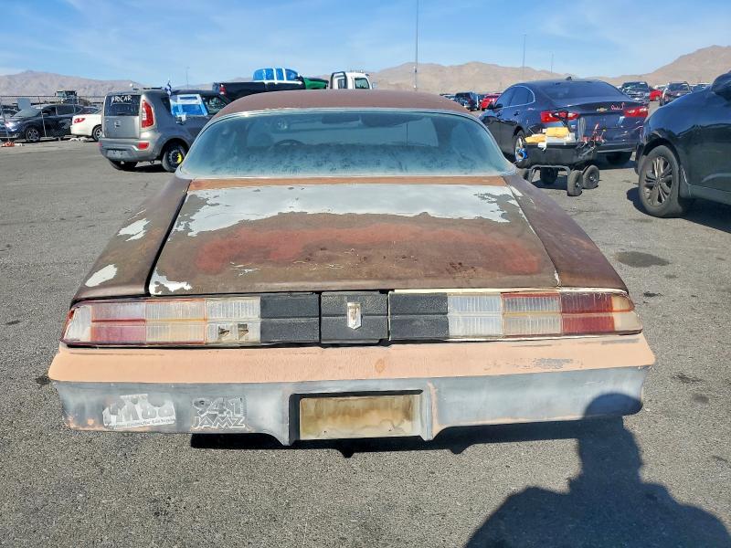 Photo 6 from auction – 1981 CHEVROLET CAMARO with VIN 1G1AP87K2BL139983