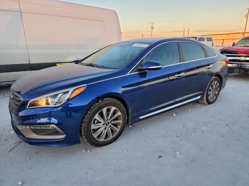 HYUNDAI SONATA 2017 with VIN 5NPE34AF0HH576547 - Photo from auction