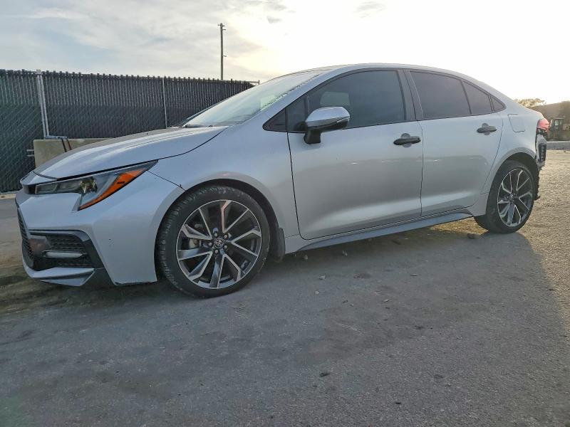 TOYOTA COROLLA SE 2021 with VIN 5YFS4MCE9MP059734 - Photo from auction
