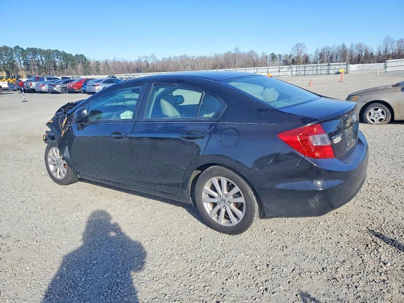 Фото 2 с аукциона – 2012 HONDA CIVIC EX с VIN 19XFB2F82CE109102