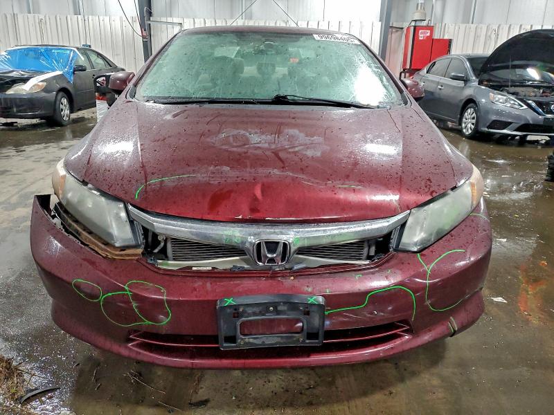 Photo 5 from auction – 2012 HONDA CIVIC LX with VIN 19XFB2F57CE027050