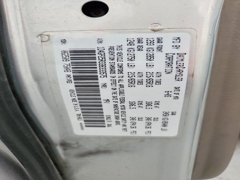 Photo 14 from auction – 2003 DODGE CARAVAN SE with VIN 1D4GP25R33B333575