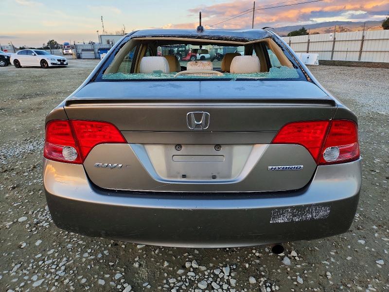 Photo 6 from auction – 2008 HONDA CIVIC HYBR with VIN JHMFA36278S026823
