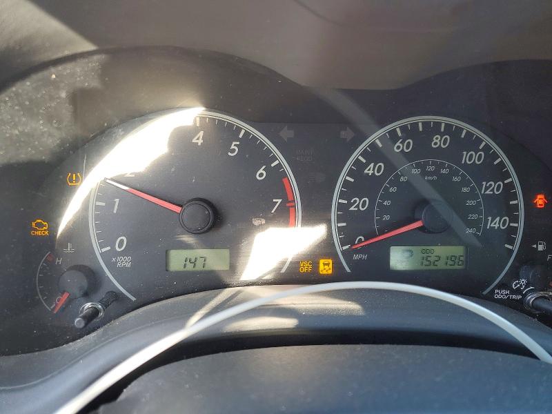 Photo 9 from auction – 2009 TOYOTA COROLLA BA with VIN JTDBL40E999024843