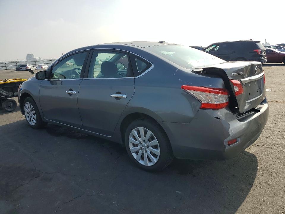 Photo 2 from auction – 2015 NISSAN SENTRA S with VIN 3N1AB7APXFL651671