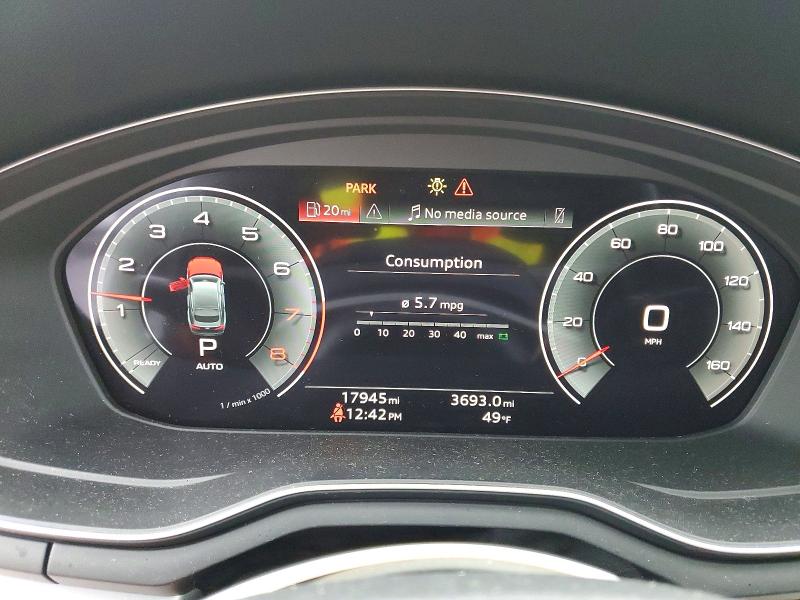 Photo 9 from auction – 2023 AUDI A5 PREMIUM with VIN WAUFACF55PA066864