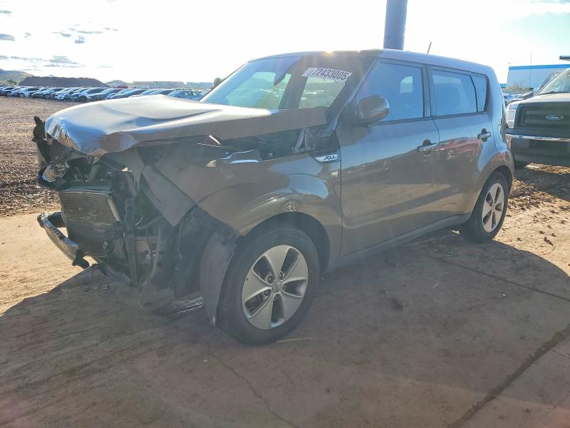 KIA SOUL 2016 with VIN KNDJN2A27G7273956 - Photo from auction