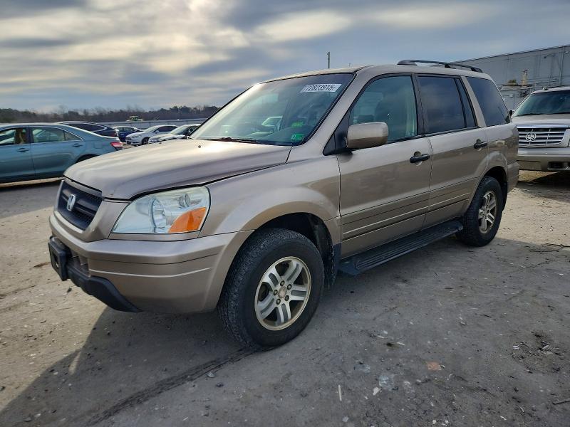 HONDA PILOT EXL 2004 with VIN 2HKYF18684H556582 - Photo from auction