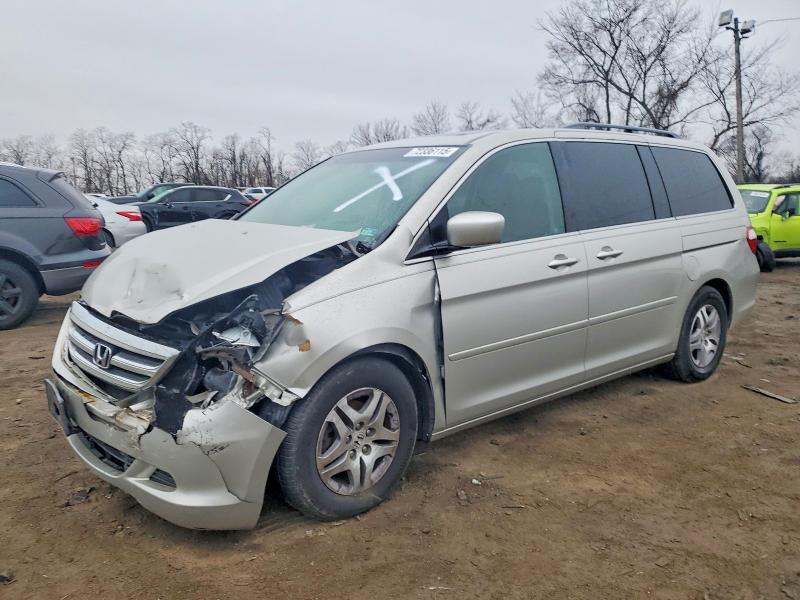 HONDA ODYSSEY 2005 with VIN 5FNRL38605B050138 - Photo from auction