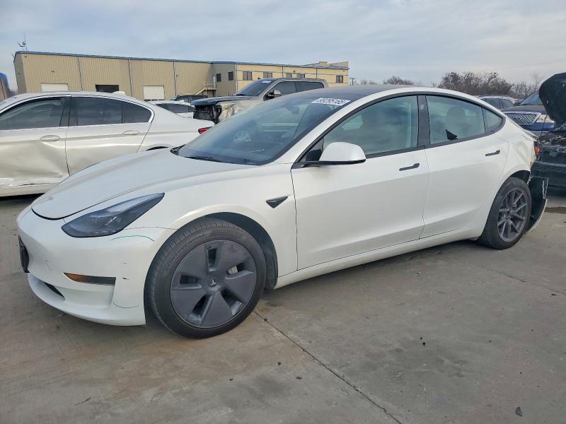 TESLA MODEL 3 2023 with VIN 5YJ3E1EA0PF652327 - Photo from auction