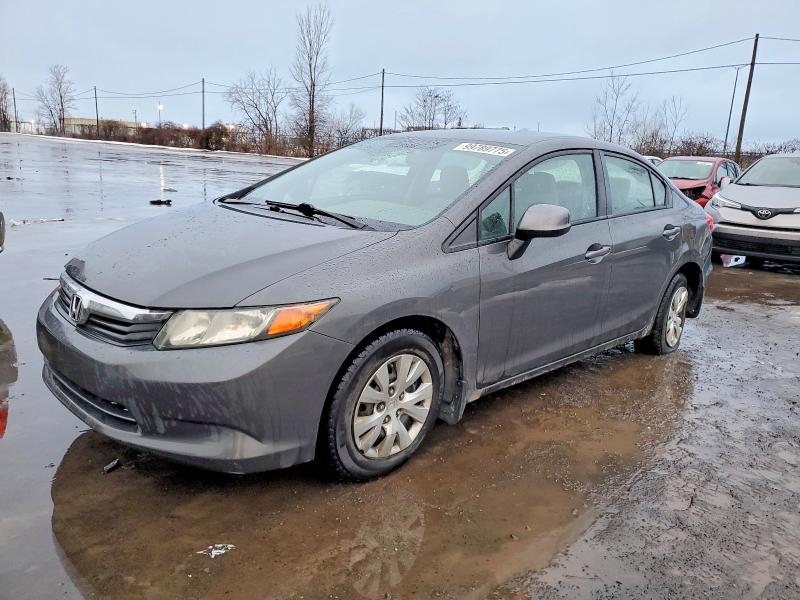 HONDA CIVIC LX 2012 with VIN 2HGFB2F49CH053274 - Photo from auction