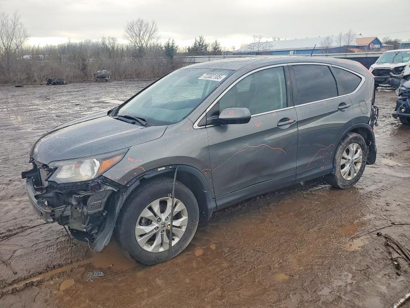 HONDA CR-V EX 2014 with VIN 5J6RM4H58EL049417 - Photo from auction