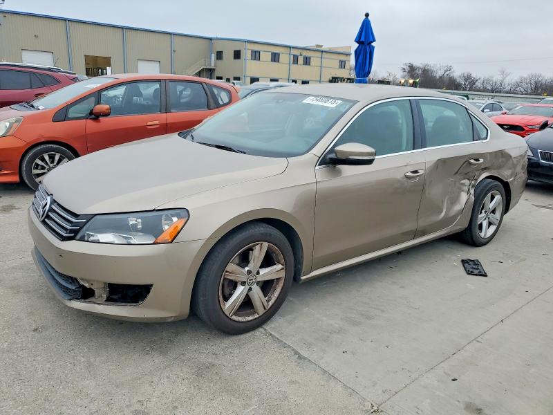 VOLKSWAGEN PASSAT SE 2015 with VIN 1VWBT7A3XFC024814 - Photo from auction