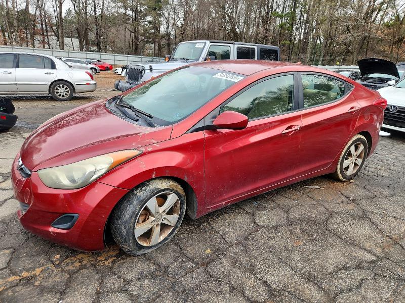 HYUNDAI ELANTRA 2013 with VIN 5NPDH4AE7DH349516 - Photo from auction