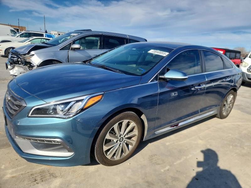 HYUNDAI SONATA SPO 2017 with VIN 5NPE34AF3HH592192 - Photo from auction