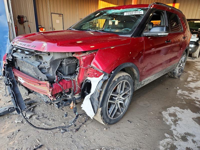 Photo 1 from auction – 2017 FORD EXPLORER S with VIN 1FM5K8GT2HGD81542