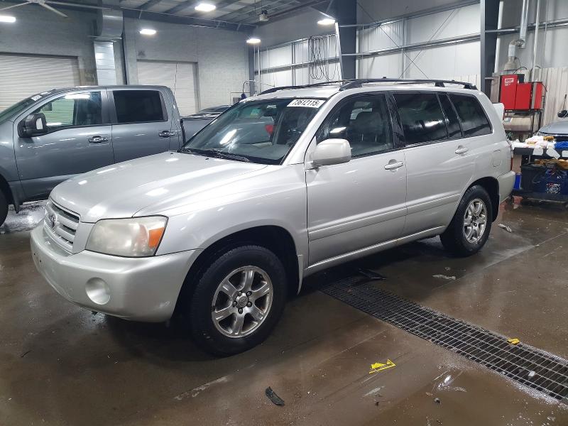 TOYOTA HIGHLANDER 2006 with VIN JTEDP21A760116753 - Photo from auction