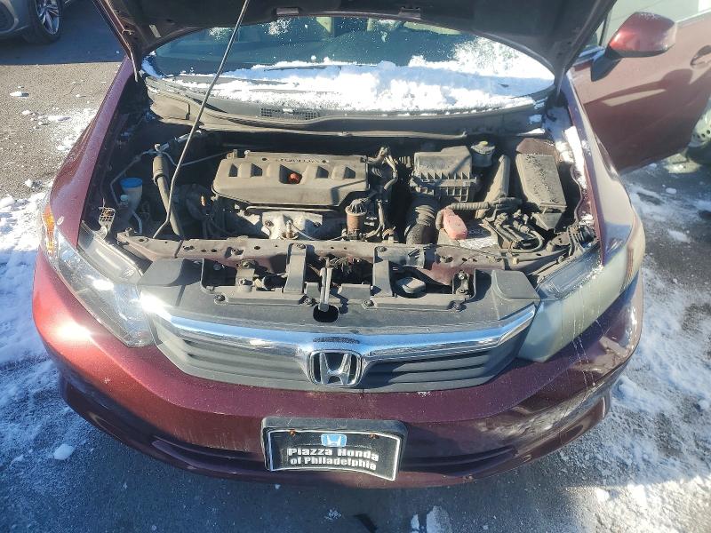 Photo 11 from auction – 2012 HONDA CIVIC LX with VIN 2HGFB2F51CH605813