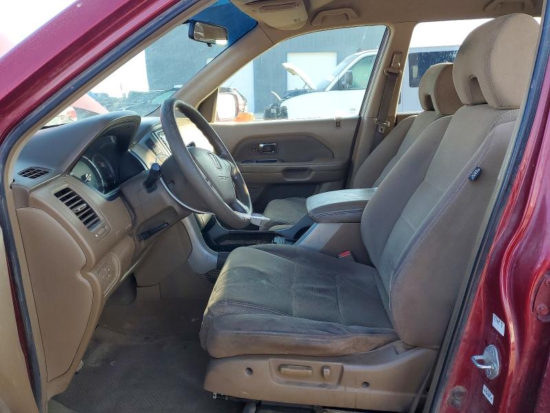 Photo 7 from auction – 2006 HONDA PILOT EX with VIN 2HKYF18406H508575