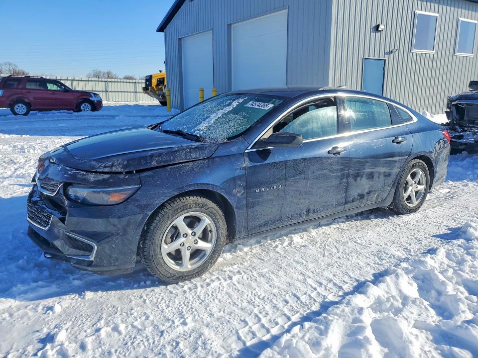 CHEVROLET MALIBU LS 2018 with VIN 1G1ZB5ST9JF217074 - Photo from auction