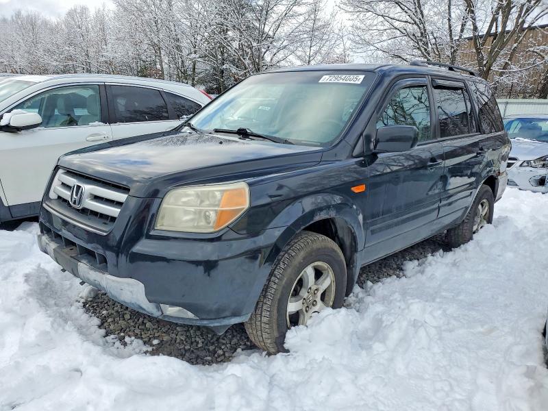 HONDA PILOT EX 2006 with VIN 2HKYF18466H544352 - Photo from auction