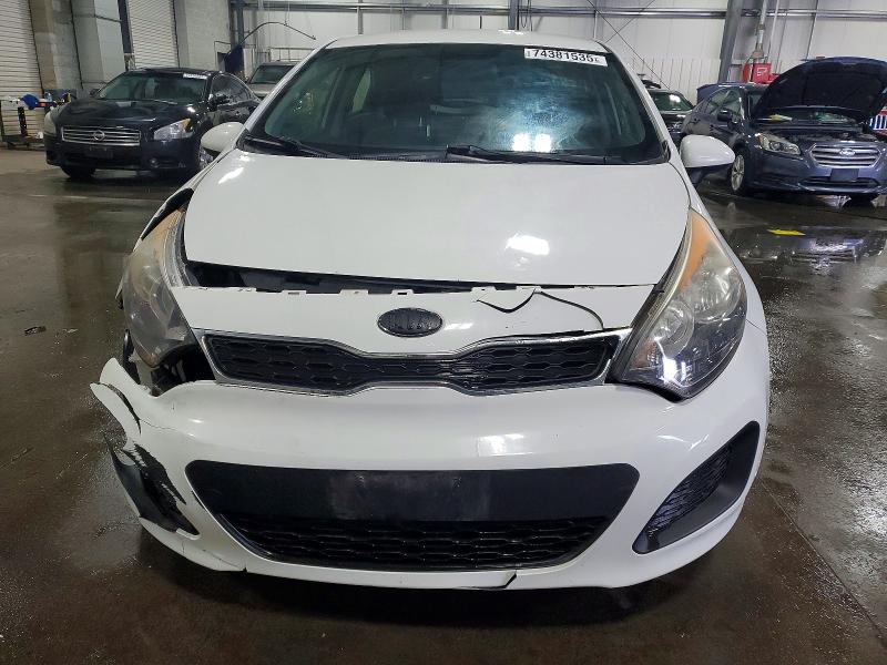 Photo 5 from auction – 2012 KIA RIO with VIN KNADN5A30C6027156