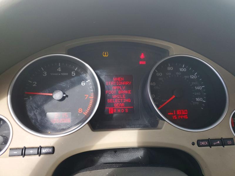 Photo 9 from auction – 2008 AUDI A4 with VIN WAUAF48H58K003087
