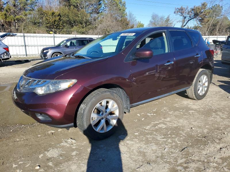 NISSAN MURANO 2013 with VIN JN8AZ1MW7DW309437 - Photo from auction