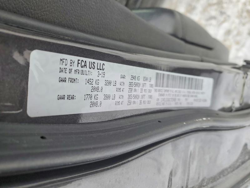 Photo 14 from auction – 2019 DODGE DURANGO GT with VIN 1C4RDJDG6KC723488