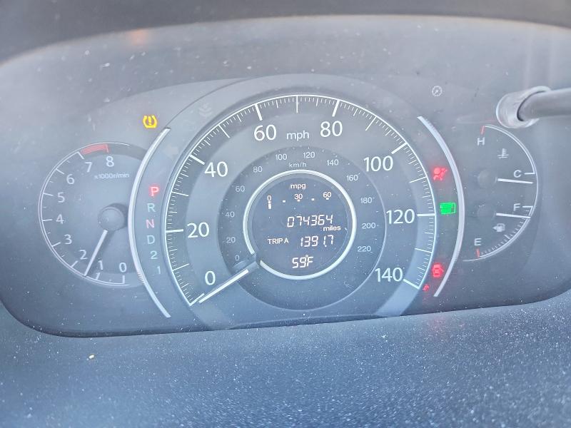 Photo 9 from auction – 2014 HONDA CR-V LX with VIN 5J6RM3H34EL044000