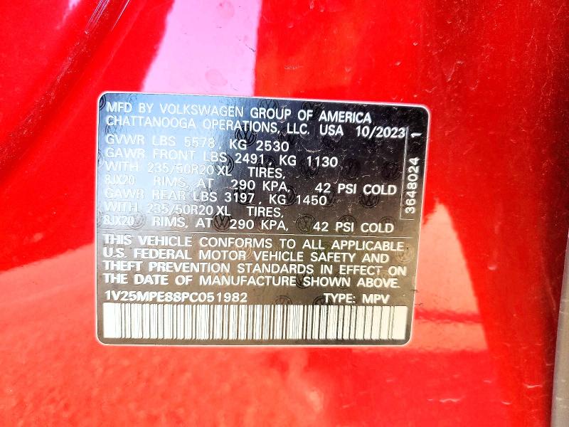 Фото 14 с аукциона – 2023 VOLKSWAGEN ID.4 с VIN 1V25MPE88PC051982