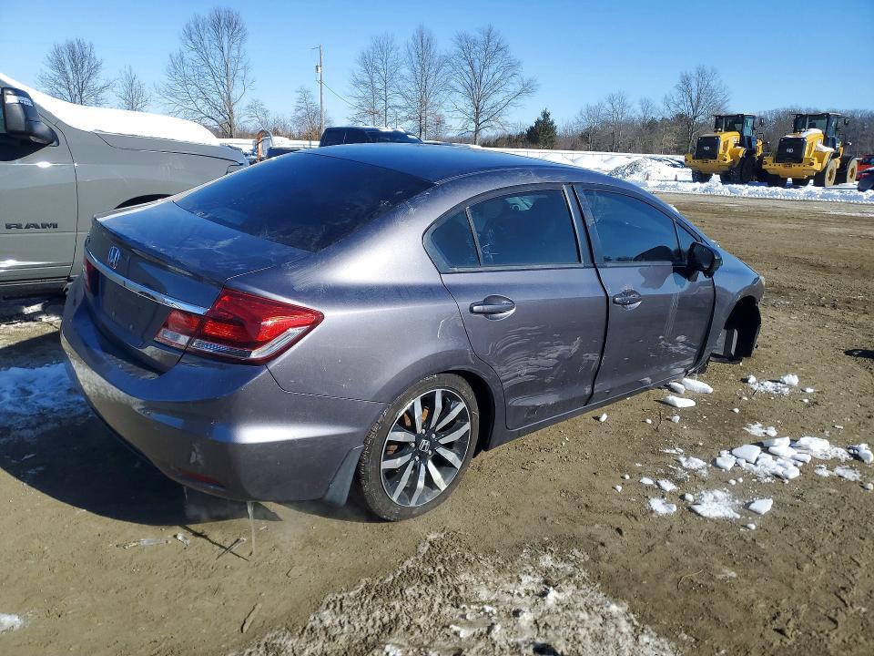 Photo 3 from auction – 2015 HONDA CIVIC EXL with VIN 19XFB2F9XFE215570