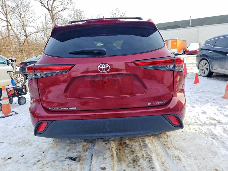 Photo 6 from auction – 2023 TOYOTA HIGHLANDER with VIN 5TDKDRBHXPS029761