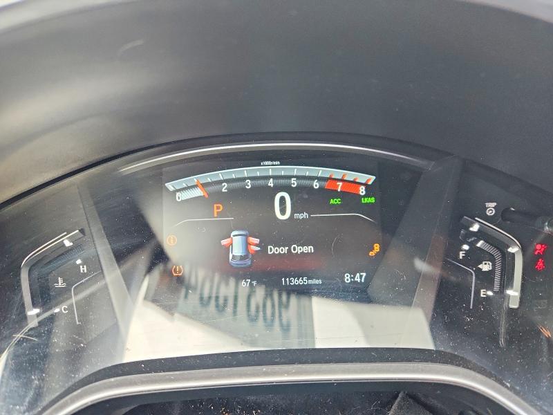Photo 9 from auction – 2017 HONDA CR-V TOURI with VIN 5J6RW2H97HL013563