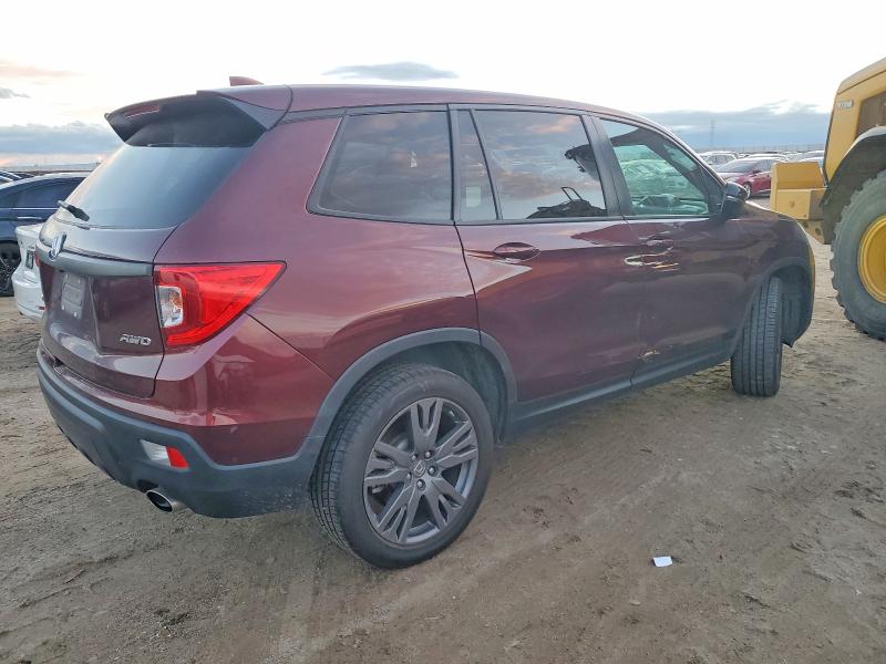 Photo 3 from auction – 2021 HONDA PASSPORT with VIN 5FNYF8H53MB003398
