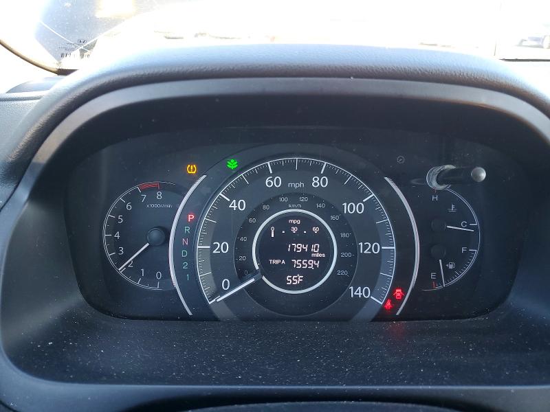 Photo 9 from auction – 2013 HONDA CR-V LX with VIN 2HKRM4H36DH636464
