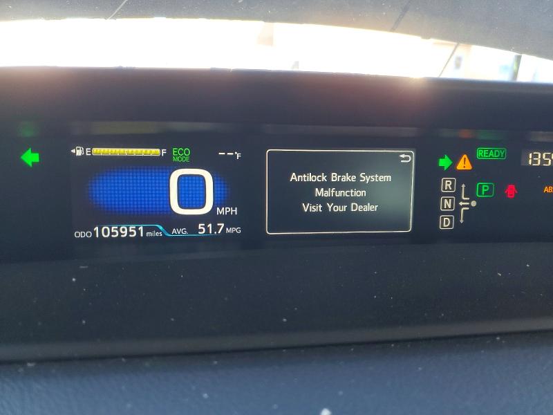 Photo 9 from auction – 2017 TOYOTA PRIUS with VIN JTDKARFU0H3034499