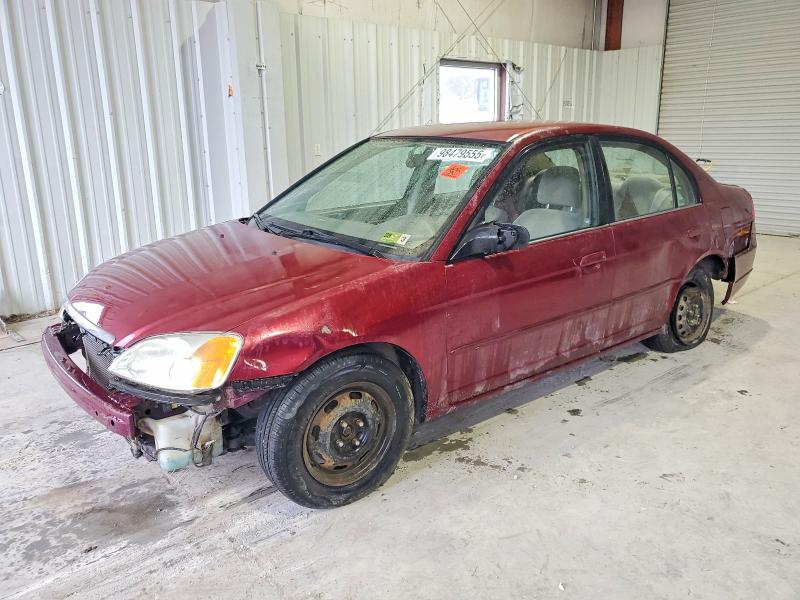 HONDA CIVIC 2002 with VIN 2HGES16522H551216 - Photo from auction