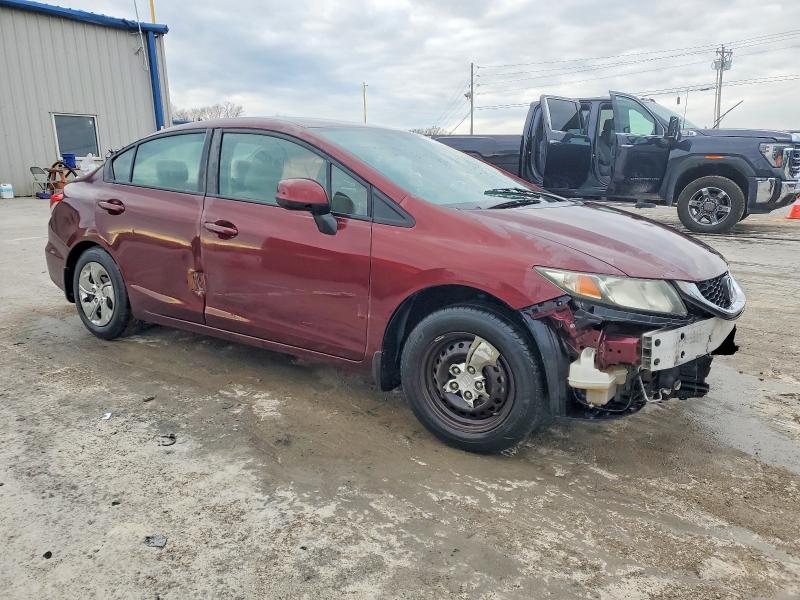 Photo 4 from auction – 2013 HONDA CIVIC LX with VIN 19XFB2F53DE024048