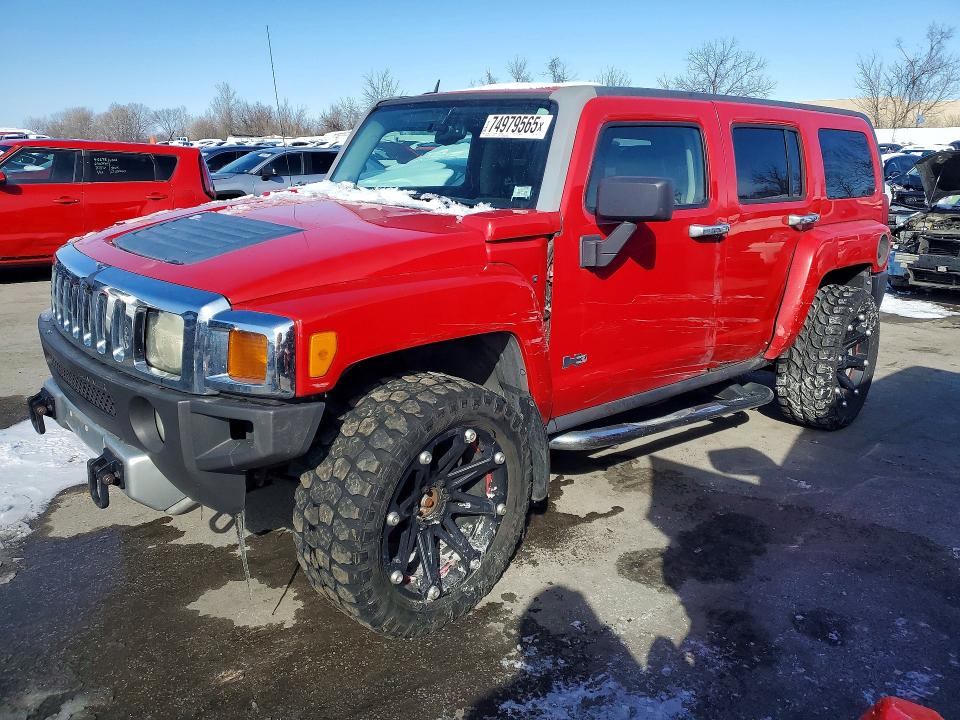 HUMMER H3 2009 with VIN 5GTEN13E498157445 - Photo from auction