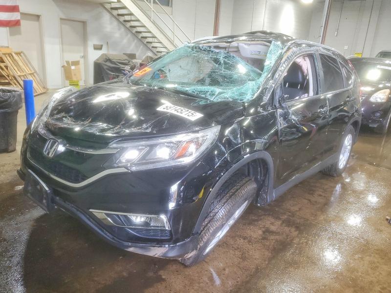 HONDA CR-V EXL 2015 with VIN 2HKRM4H77FH650122 - Photo from auction