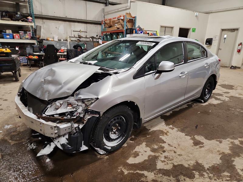 HONDA CIVIC LX 2013 with VIN 2HGFB2F56DH104370 - Photo from auction