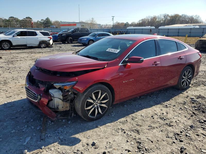 CHEVROLET MALIBU LT 2018 with VIN 1G1ZD5ST5JF166201 - Photo from auction
