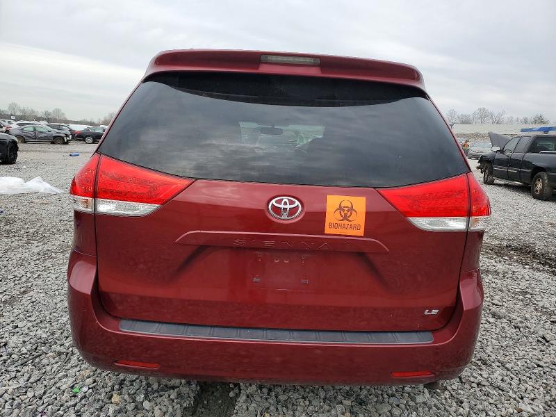 Photo 6 from auction – 2012 TOYOTA SIENNA LE with VIN 5TDKK3DC1CS184102