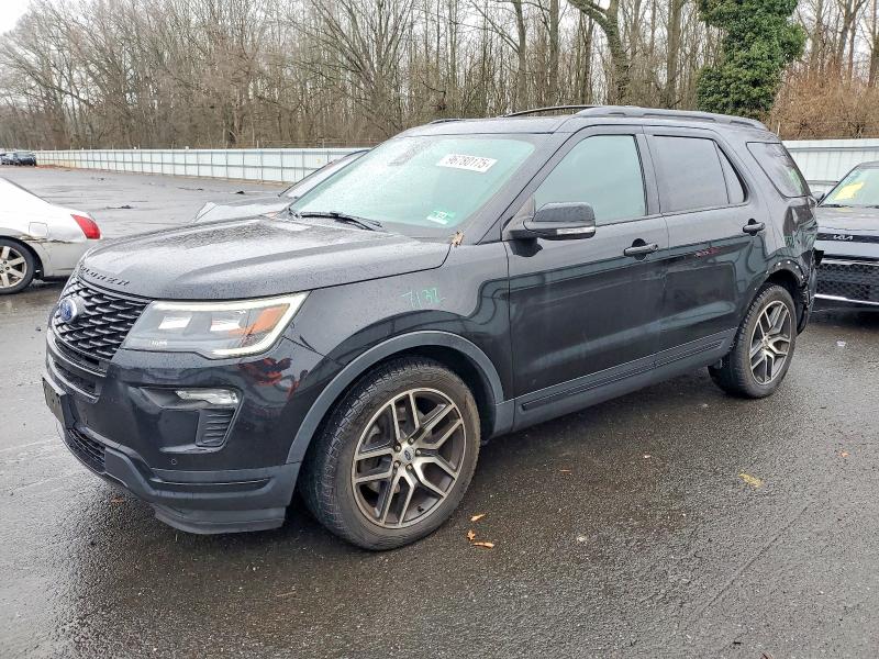 FORD EXPLORER S 2018 with VIN 1FM5K8GT9JGC38741 - Photo from auction