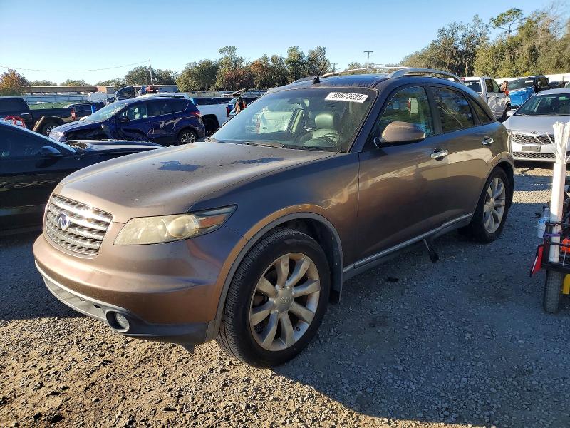 INFINITI FX35 2005 with VIN JNRAS08U45X104656 - Photo from auction