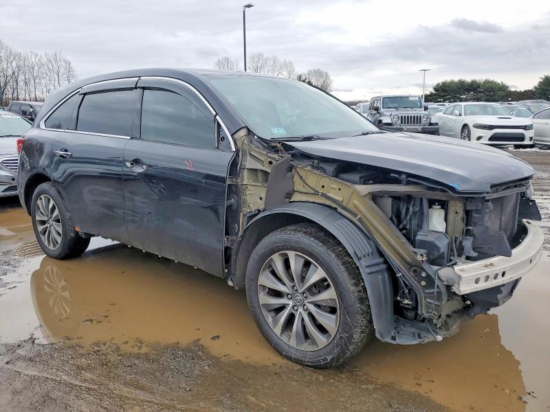 Photo 4 from auction – 2014 ACURA MDX TECHNO with VIN 5FRYD4H43EB002046