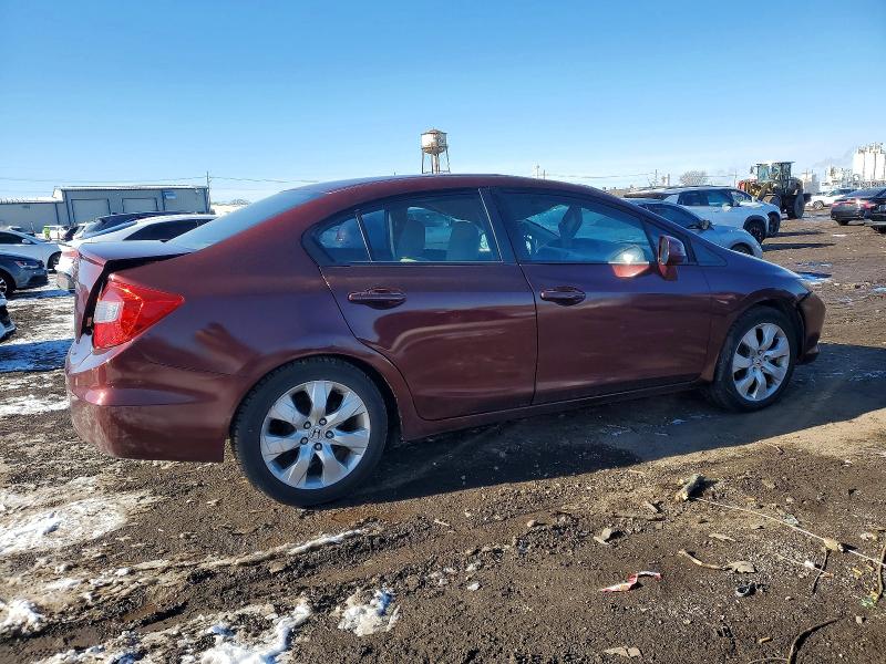 Photo 3 from auction – 2012 HONDA CIVIC LX with VIN 2HGFB2F5XCH574867