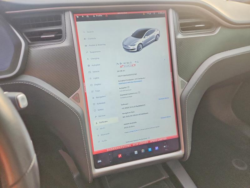 Photo 9 from auction – 2018 TESLA MODEL S with VIN 5YJSA1E4XJF272193