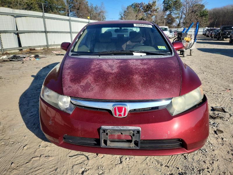 Photo 5 from auction – 2008 HONDA CIVIC LX with VIN 2HGFA16528H520595
